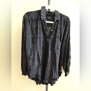 Young Threads NWT Black Dolman Top Large